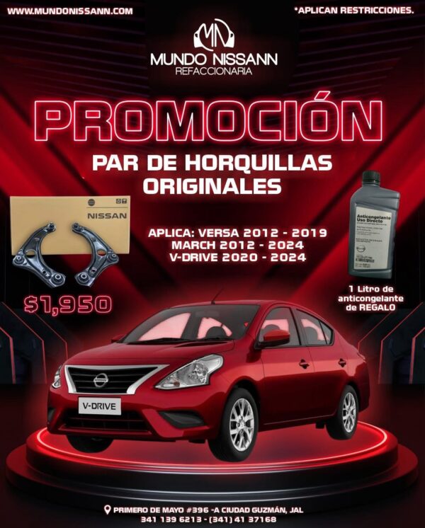 Par Horquillas Versa March + Regalo