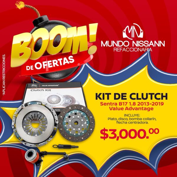 Kit De Clutch Nissan Sentra B17 2013-2019