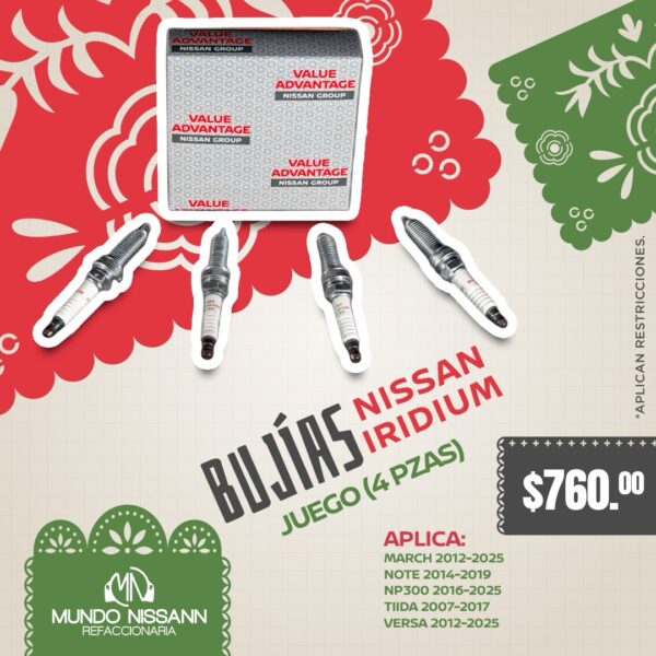 BUJÍAS IRIDIUM VARIOS